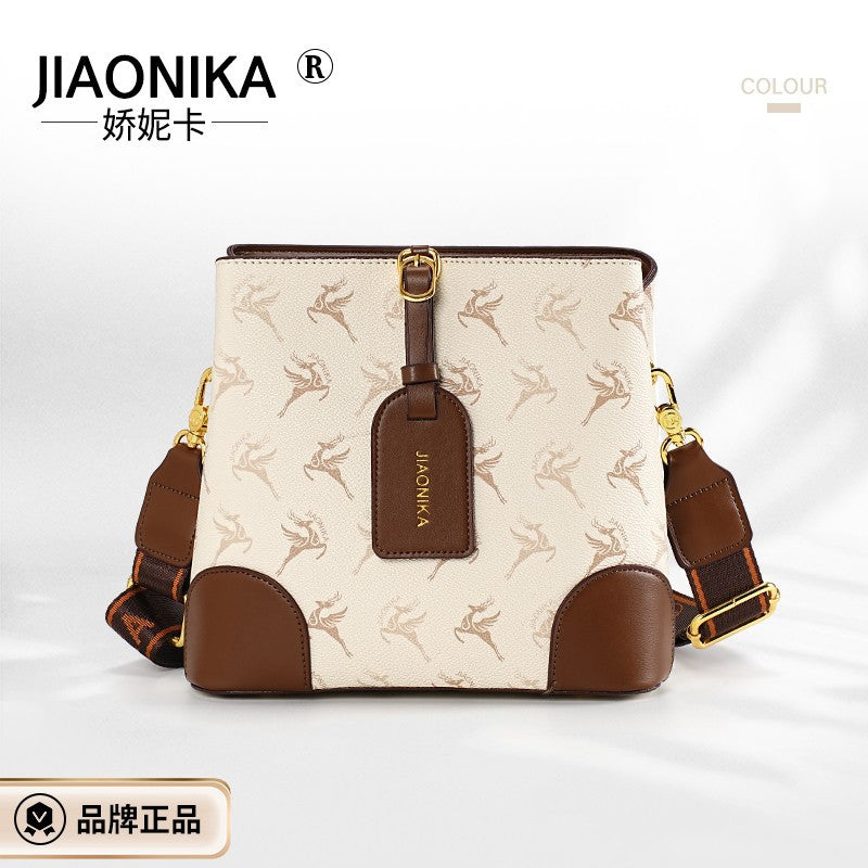 Vintage fashion handbag printed bag