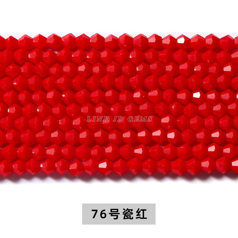 4Mm Czech crystal pointed beads rhombus glass beads loose beads