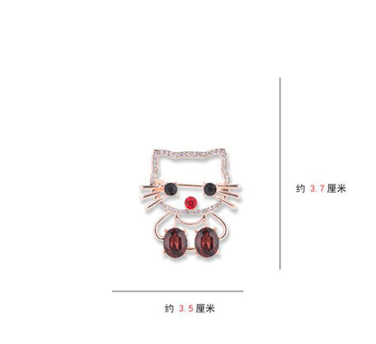 Cat brooch female cutie