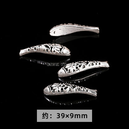 Alloy plated real antique silver accessories DIY hand