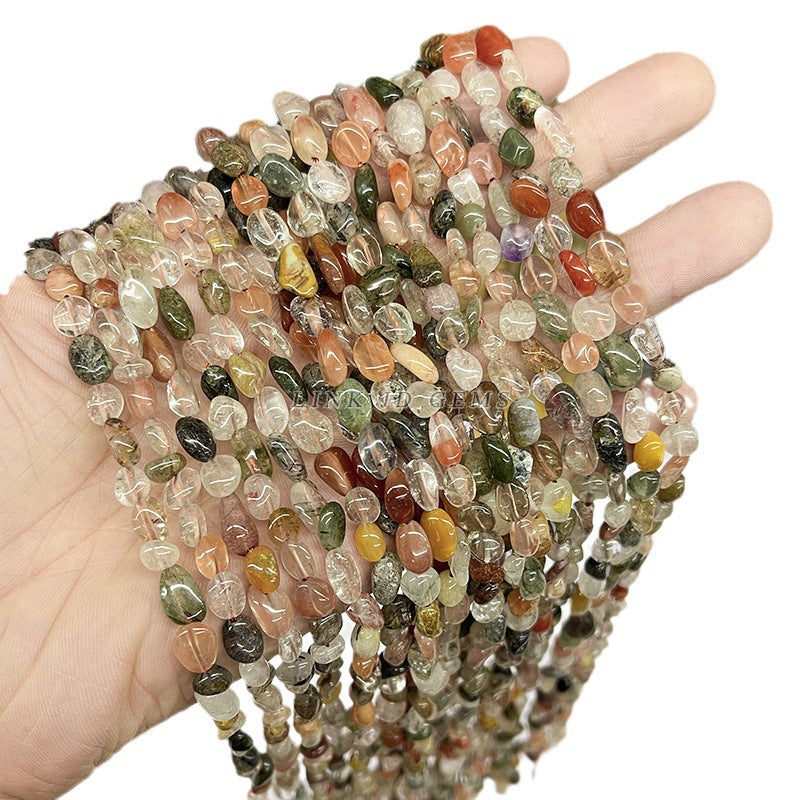 6-8Mm natural color hair crystal with shape beads loose beads