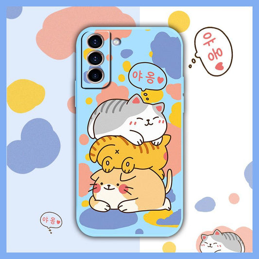 Samsung S21 Quirky Anime Couple Case