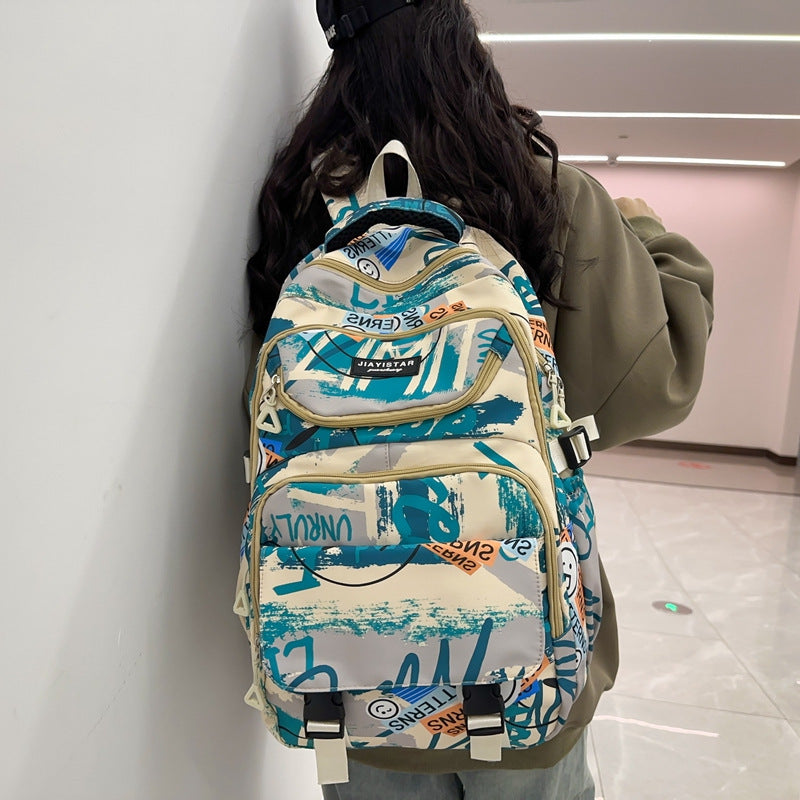 Trend backpack schoolbag foreign trade