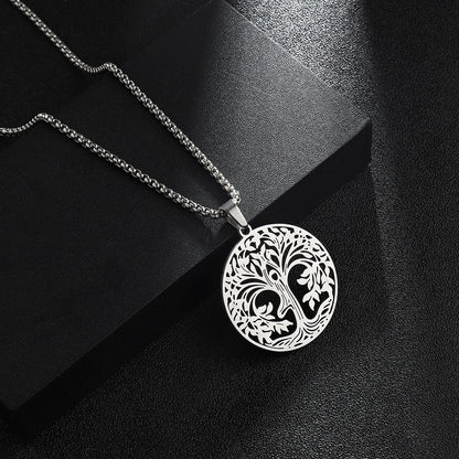 Skull necklace stainless steel