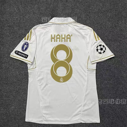 11-12 Real Madrid Retro 14 Guti Kak¨¢ Ra¨²l Redondo 7 Ronaldo Home Away GK