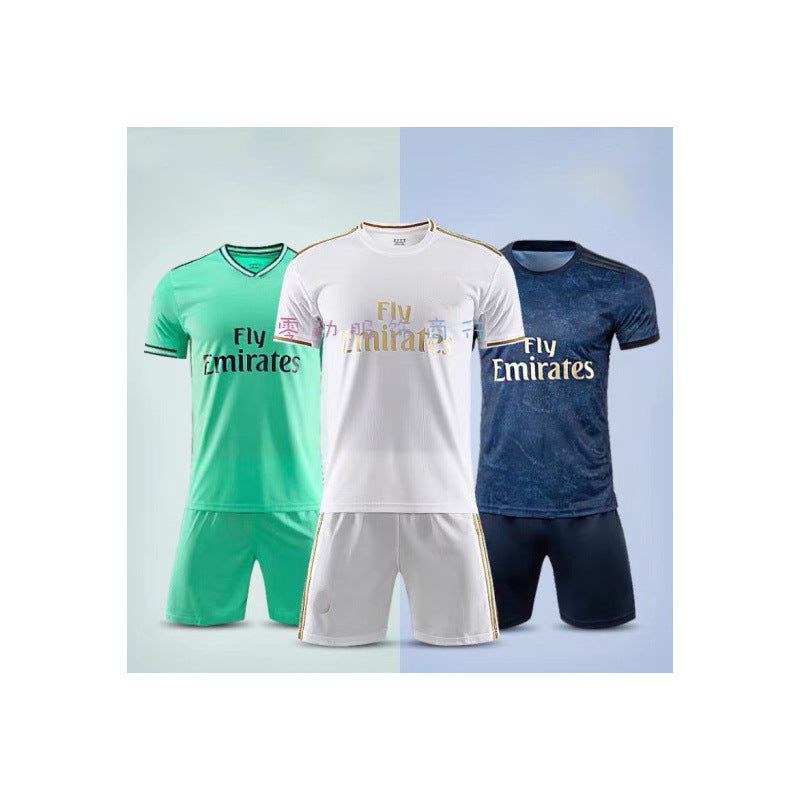 Conjunto de manga corta 10 Modri? 9 Benzema 7 Ronaldo 19-20 Real Madrid Local/Visitante 