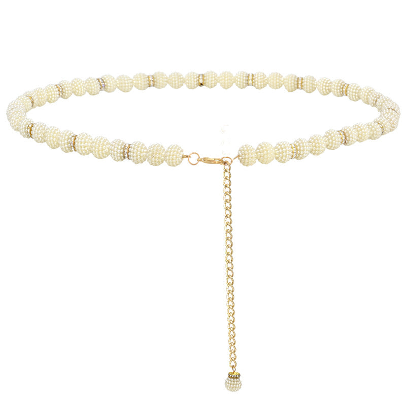 Waist chain women's fine pearl decoration