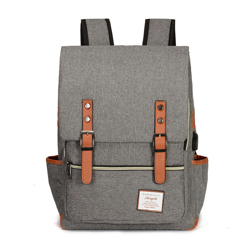 Vintage Outdoor Canvas Travel Backpack