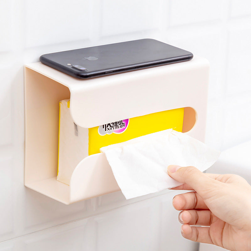 Bathroom Tissue Box Shelf