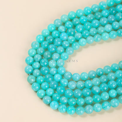 Natural ice Tianhe stone round beads loose beads