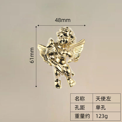 Brass single hole butterfly dragonfly handle