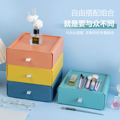 Desktop Cosmetic Organizer Drawer Shelf