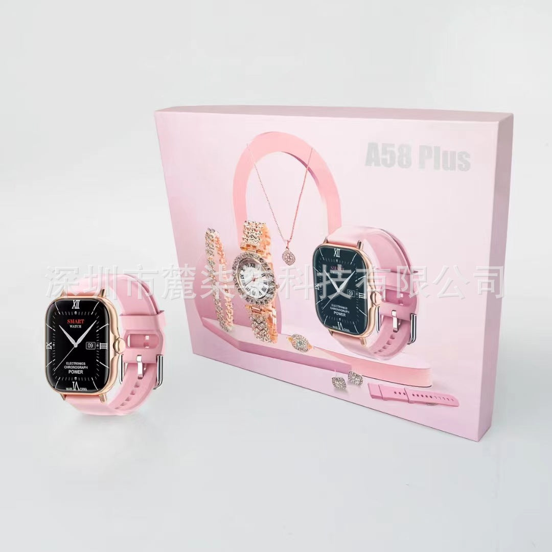 A58 Plus Niche Full Diamond Bluetooth Watch A59