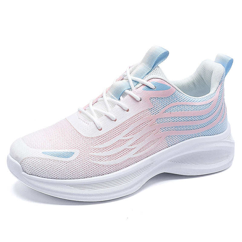 Women's lightweight shock-absorbing casual sports shoes