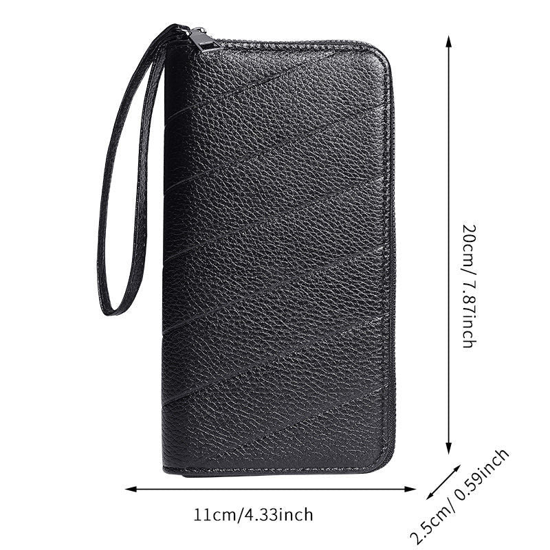 Multi-card men's long wallet