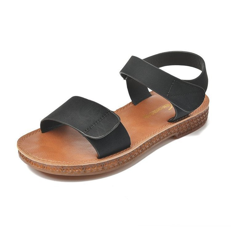 Cow tendon sole sandals flats