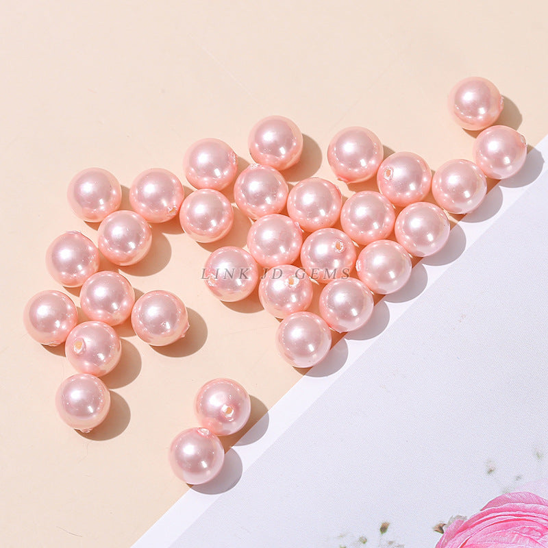 Multi-color imitation Nanyang half-hole beads loose beads pearls