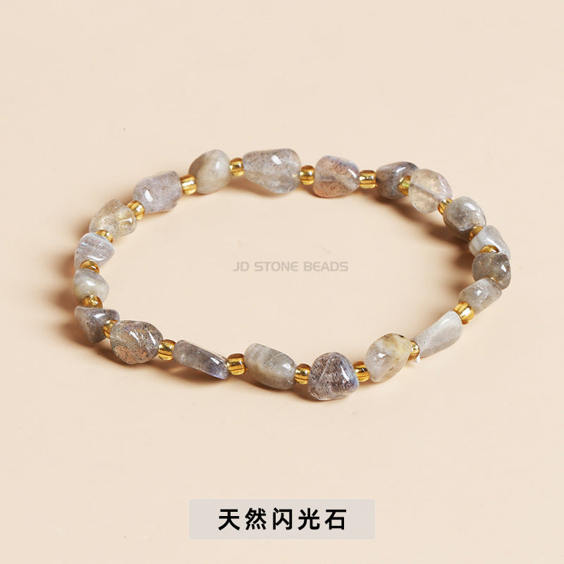 Crystal gravel bracelet