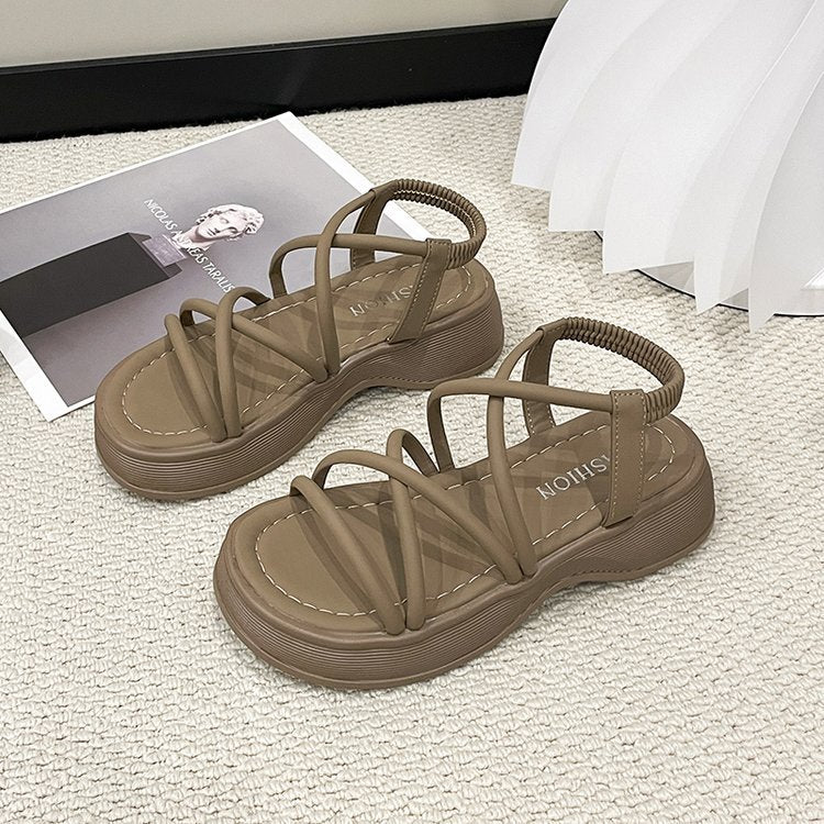 Platform-soled new sandals