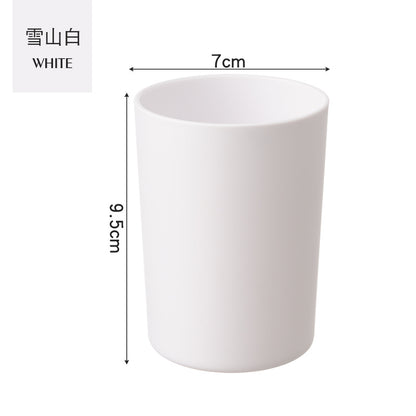 Round Couple's Mouthwash Cup, Toothbrushing Cup