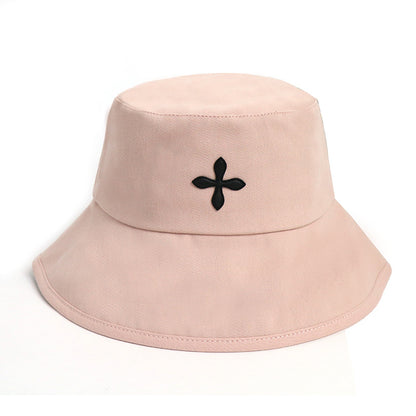 Embroidered Korean-Japanese Versatile Fisherman Hat