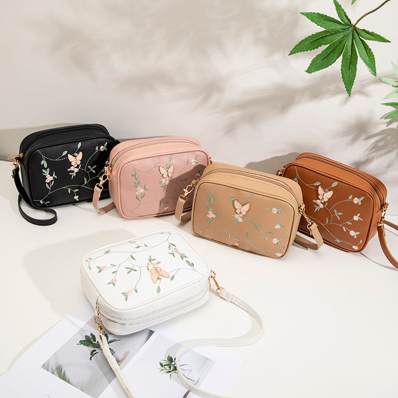 Women's bag embroidered butterfly bag