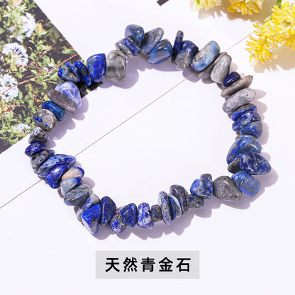 Colorful crystal gravel bracelet elastic