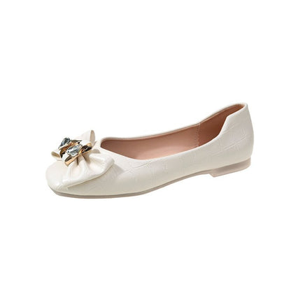 Bow versatile shoes women