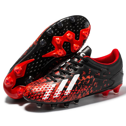 Cross-Border Football Shoes Men TF Studs Youth Two-Tone Long