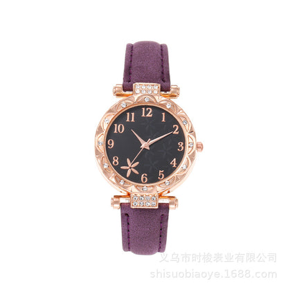 Black Starfish Dial Women's Watch