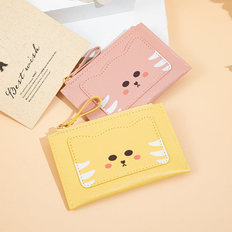 Cartoon cat multi-card card bag