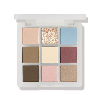 Low-Saturation Milk Blue 9-Color Eyeshadow Palette