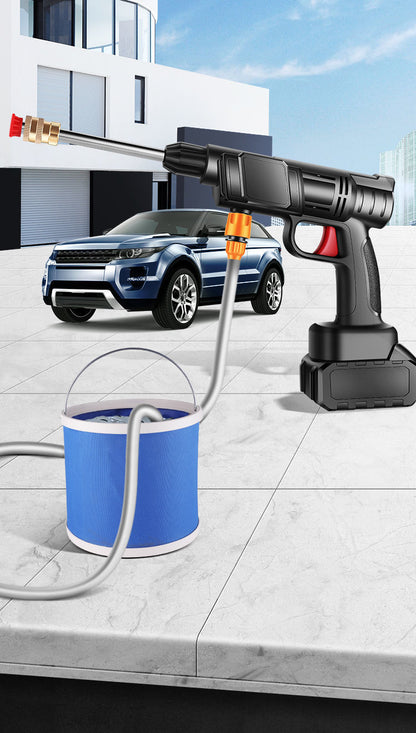 High pressure wireless car wash water gun set