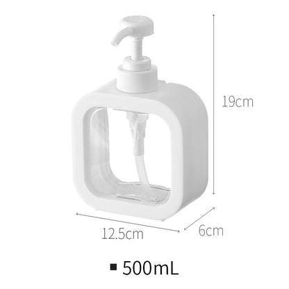 Bathroom Hand Soap Dispenser Bottle Plastic Push Bottle