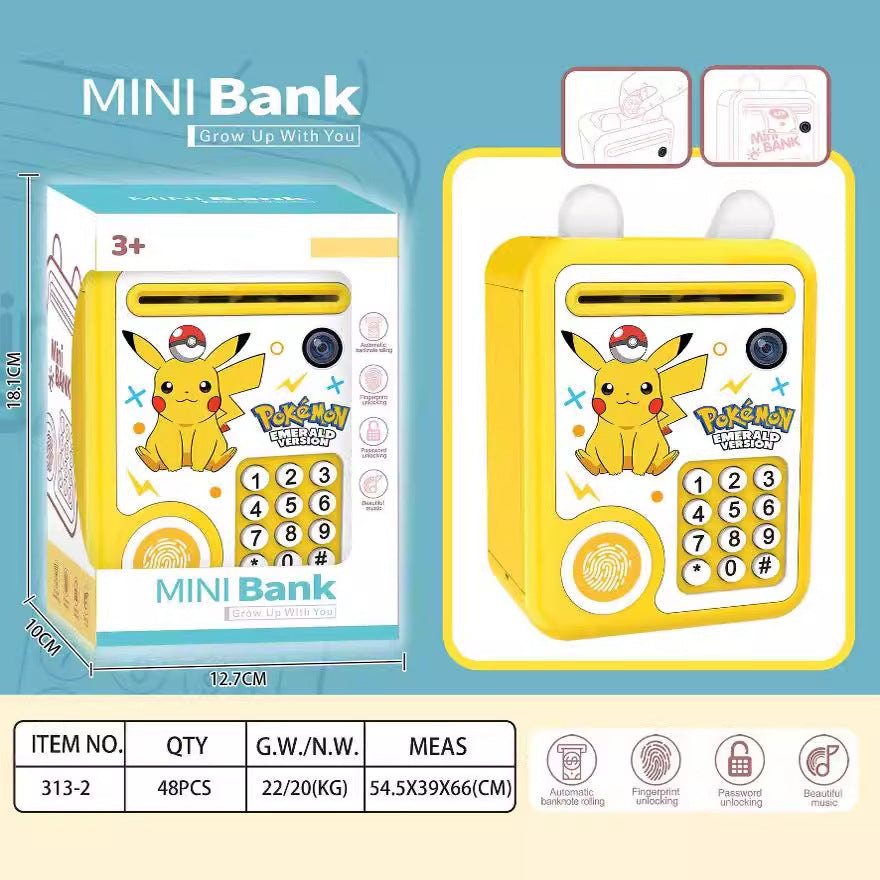 Fingerprint Money Bank, Password Safe for Boys and Girls