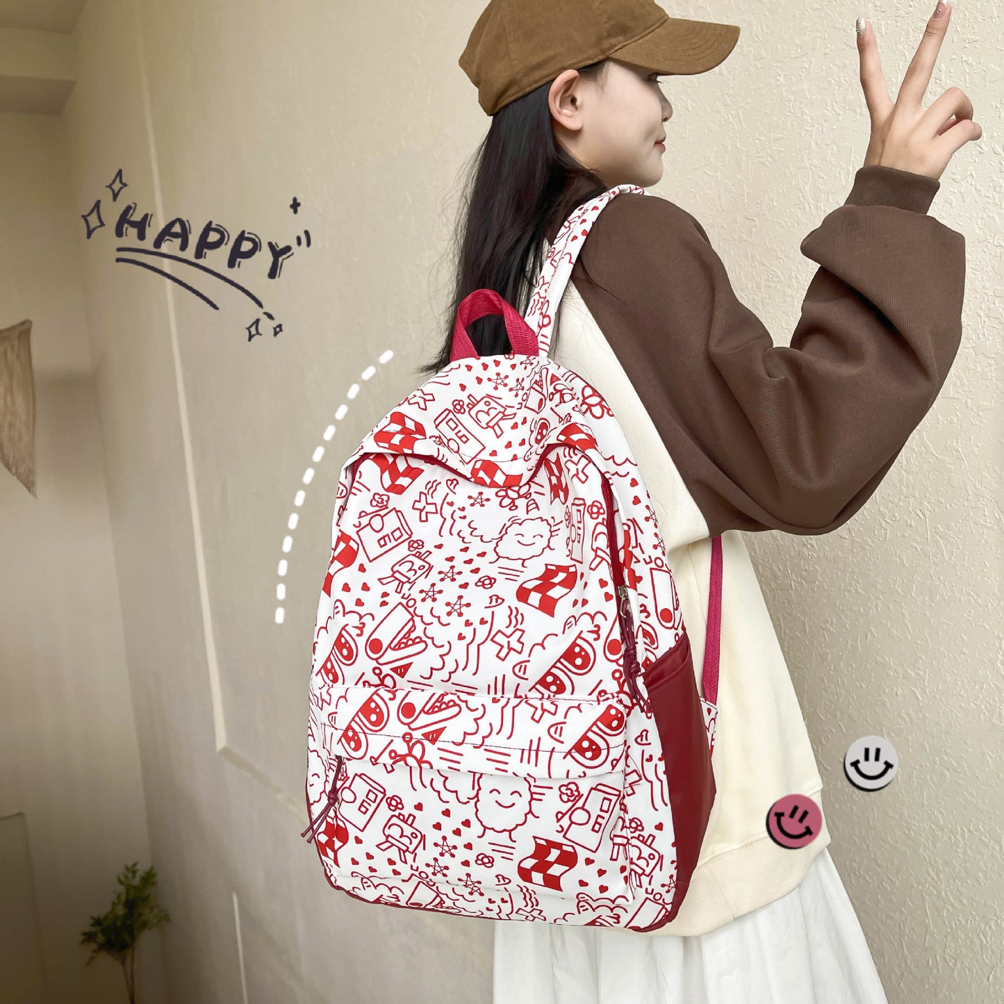 School bag student backpack large capacity