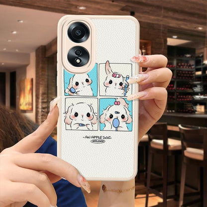 OPPO A58 Silicone Fun Anime Case Youth Trendy Creative Luxury