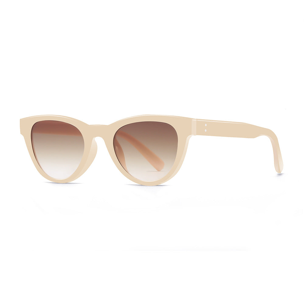 GM Small Frame White Polarized Women's Sunglasses