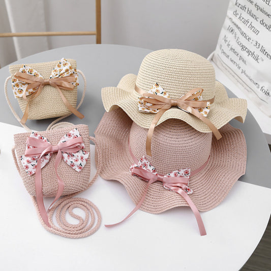 Kids Summer Sun Hat Princess Style