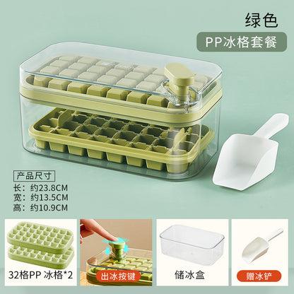 One-touch ice tray