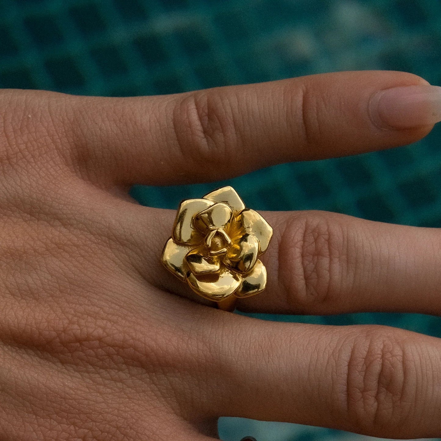 Camellia Open Ring