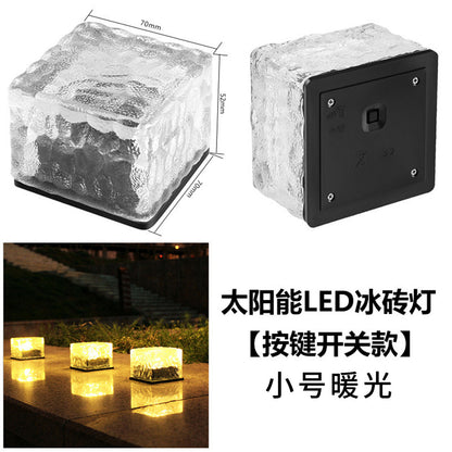 Square solar light outdoor waterproof garden light