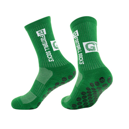 Anti-Slip Mid-Calf Football Socks Kids Adults