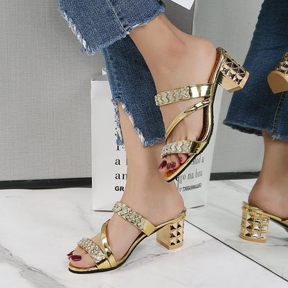 Rhinestone fashion sandals