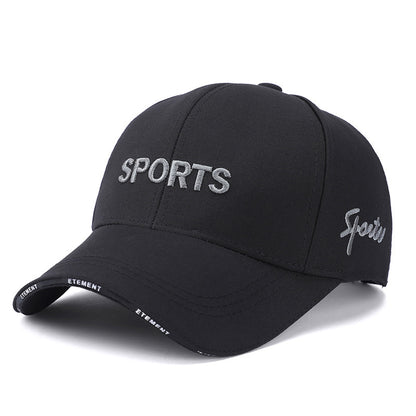 Letter Embroidered Sun Protection Baseball Cap