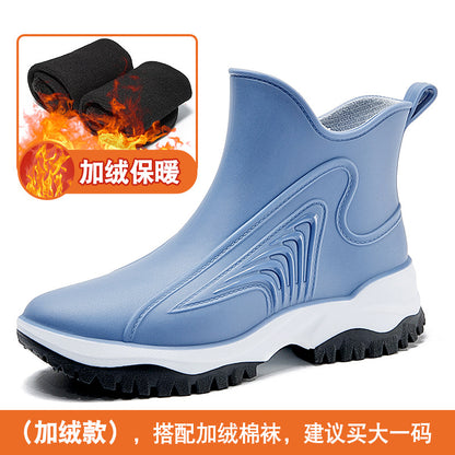 Rain shoes soft overshoes thickened