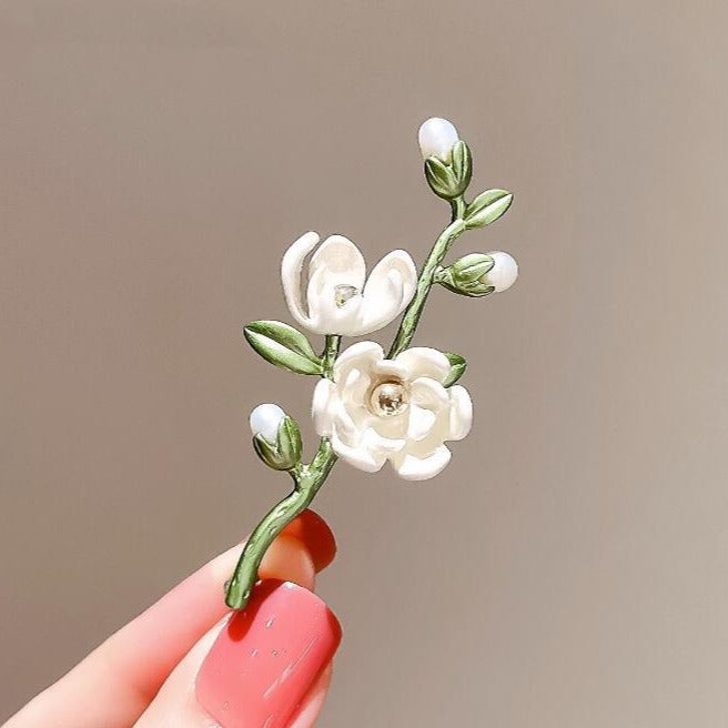 Mori Magnolia Plant Brooch