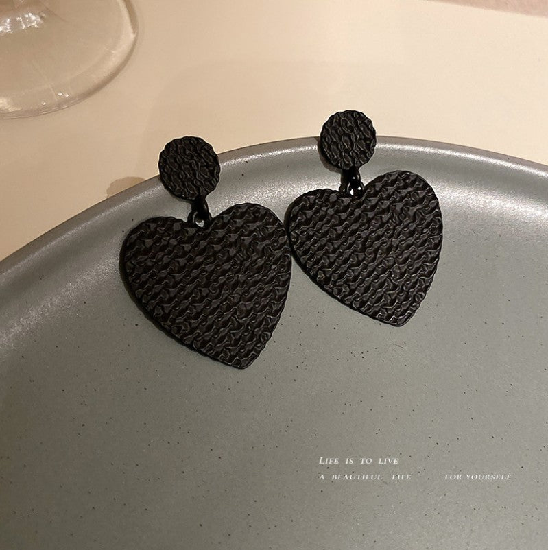 Black love premium earrings