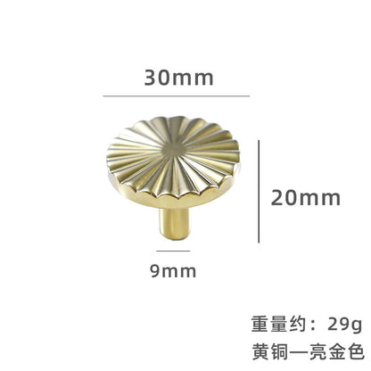 Sunflower pure brass handle