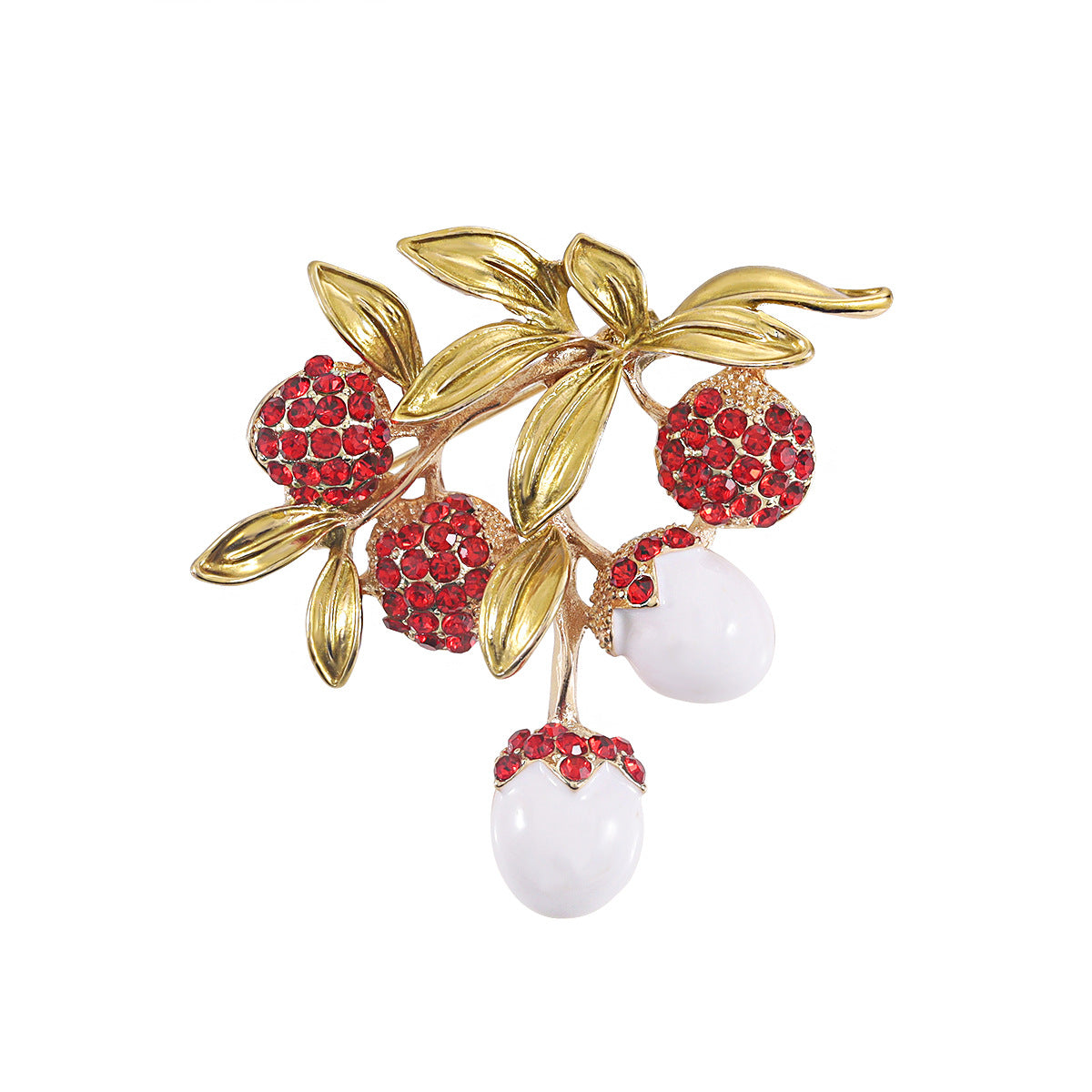 Lychee Fruit Brooch Female